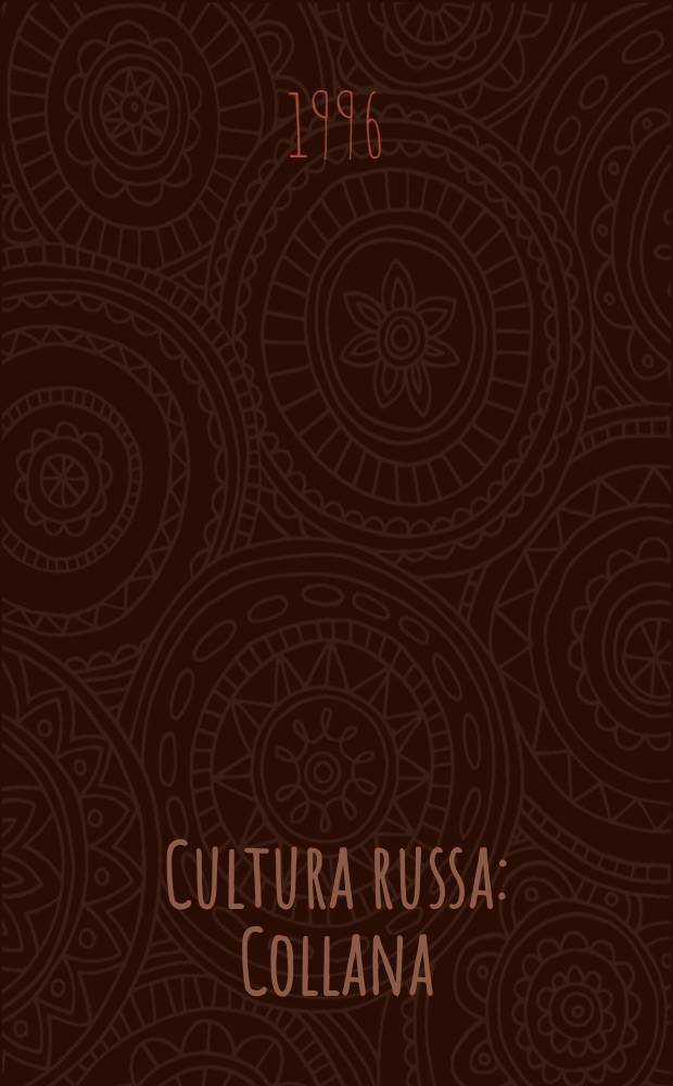 Cultura russa : Collana