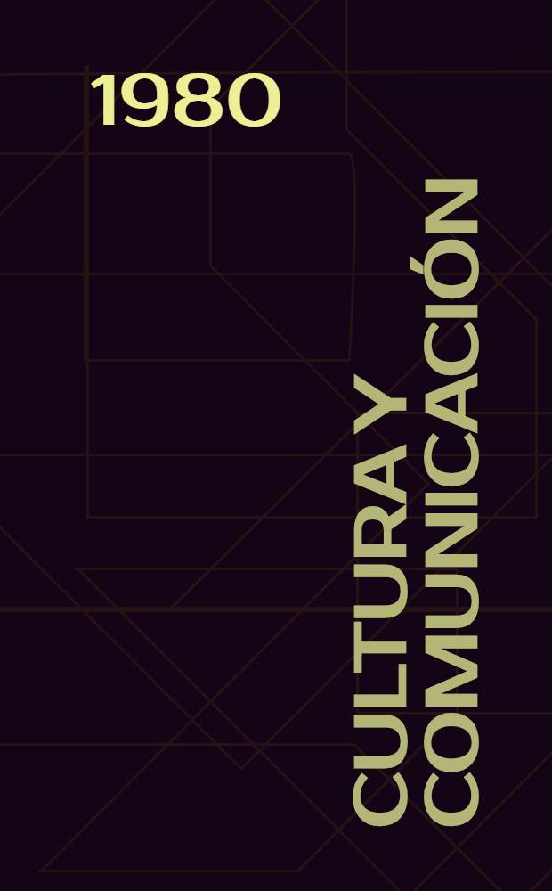 Cultura y comunicación : Colección