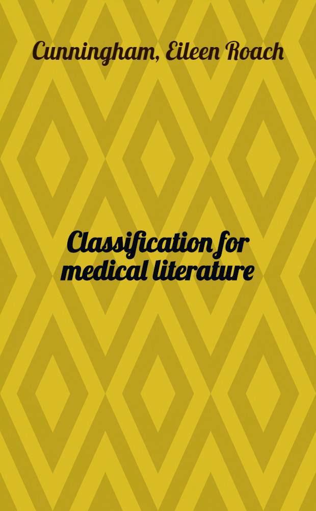 Classification for medical literature