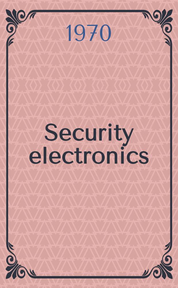 Security electronics