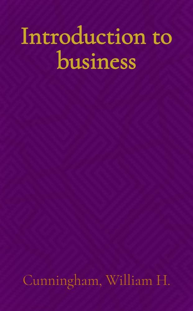 Introduction to business