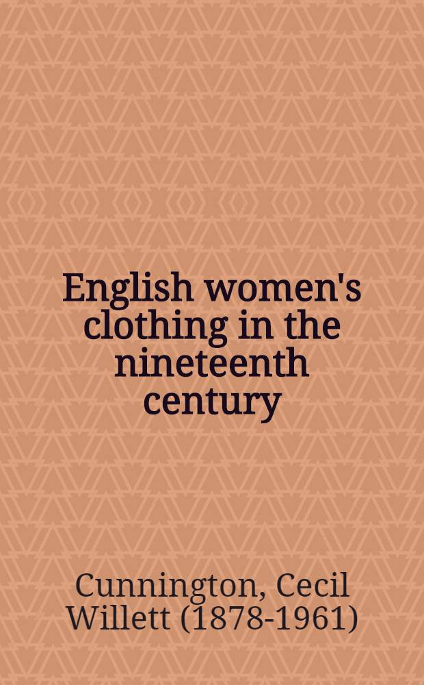 English women's clothing in the nineteenth century