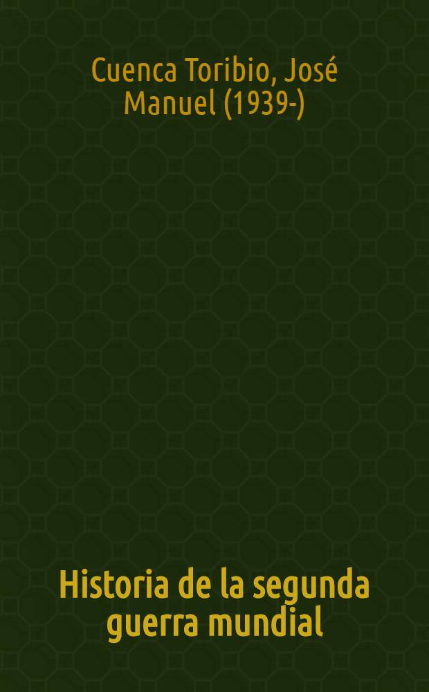 Historia de la segunda guerra mundial