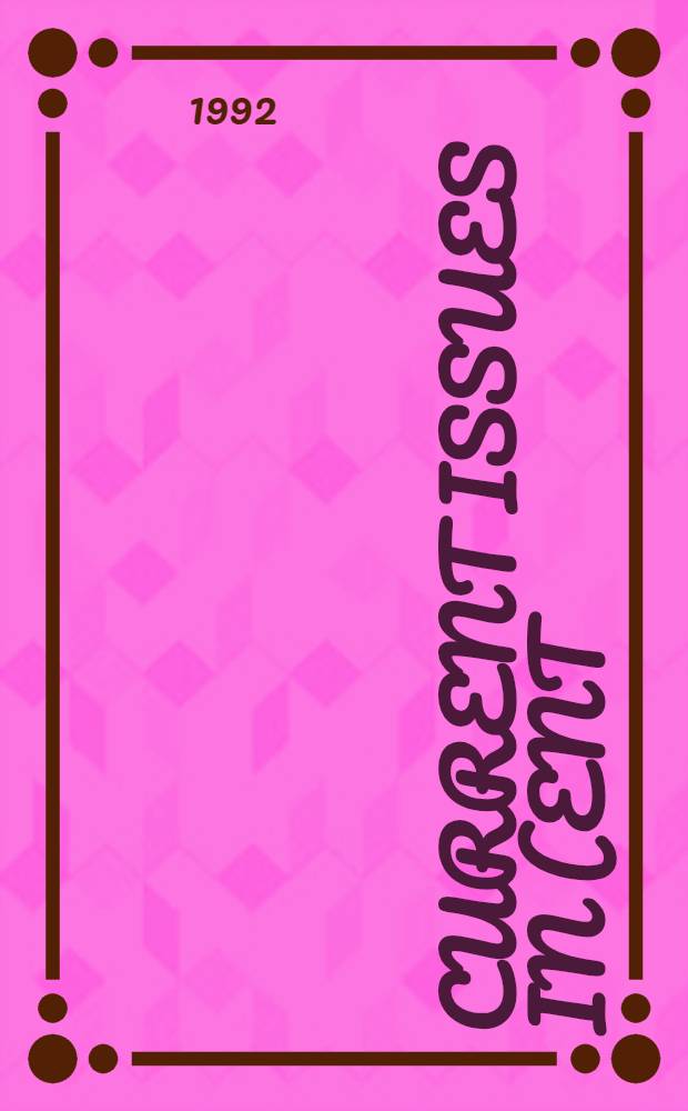 Current issues in (ENT) infectious disease