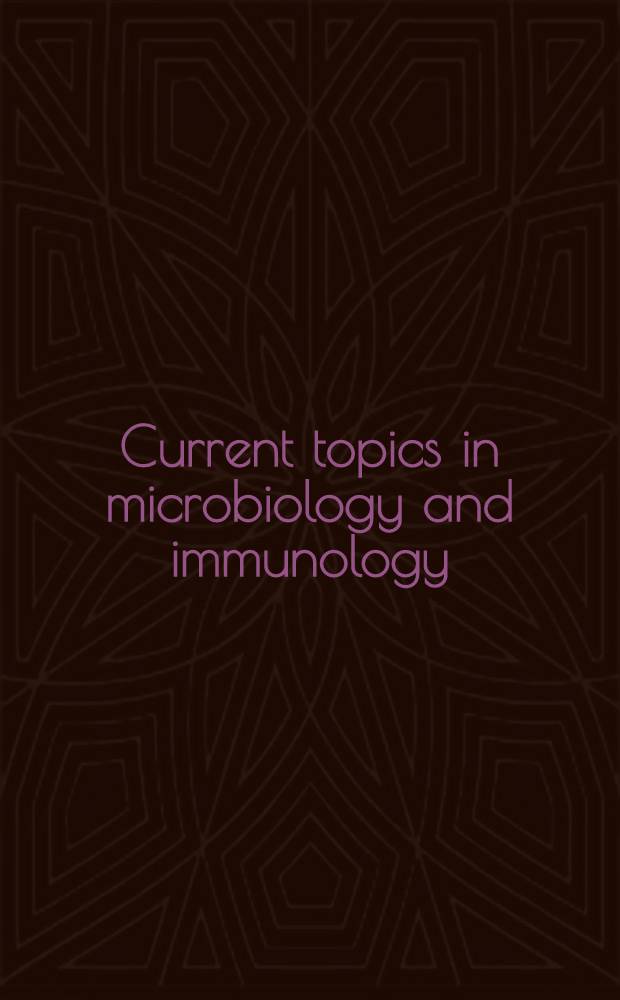 Current topics in microbiology and immunology : In situ hybridization