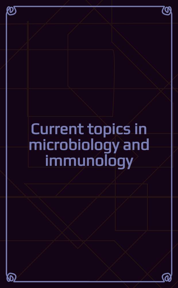 Current topics in microbiology and immunology : The scid mouse