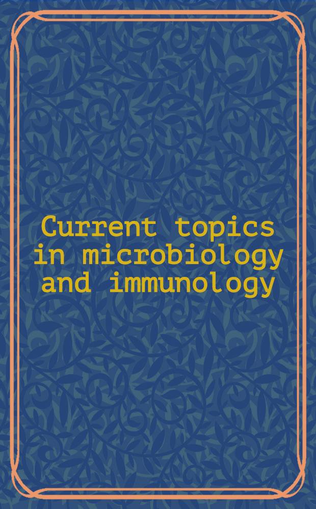 Current topics in microbiology and immunology : Picornaviruses