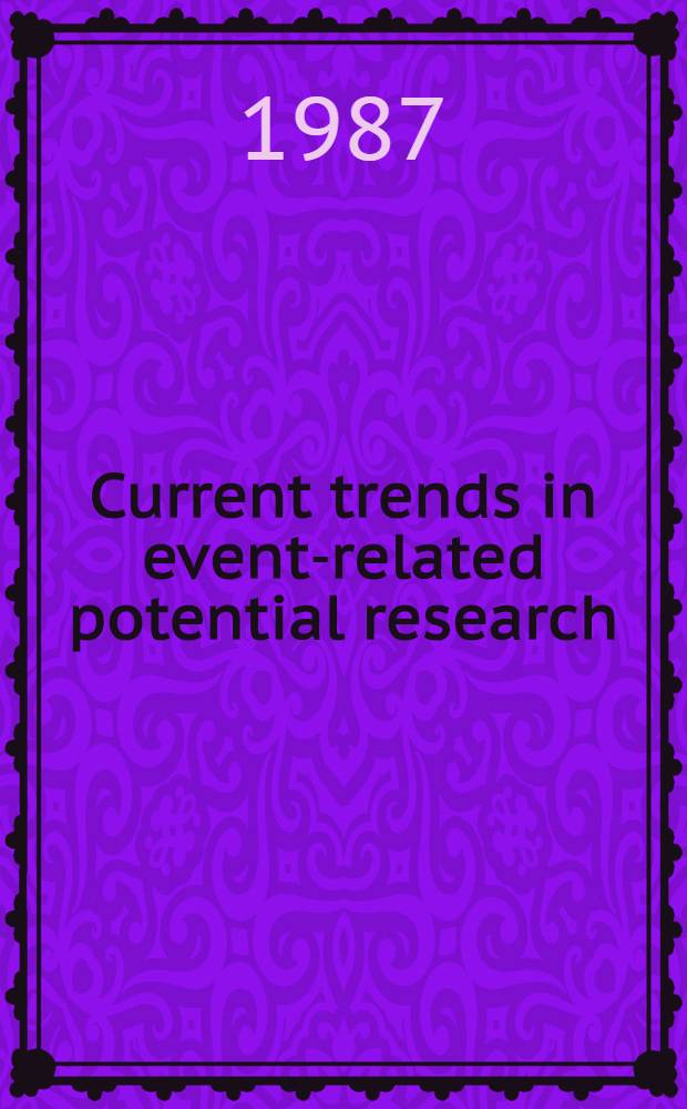 Current trends in event-related potential research