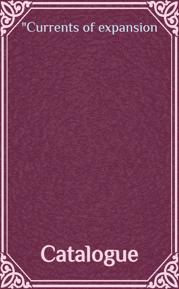 Catalogue