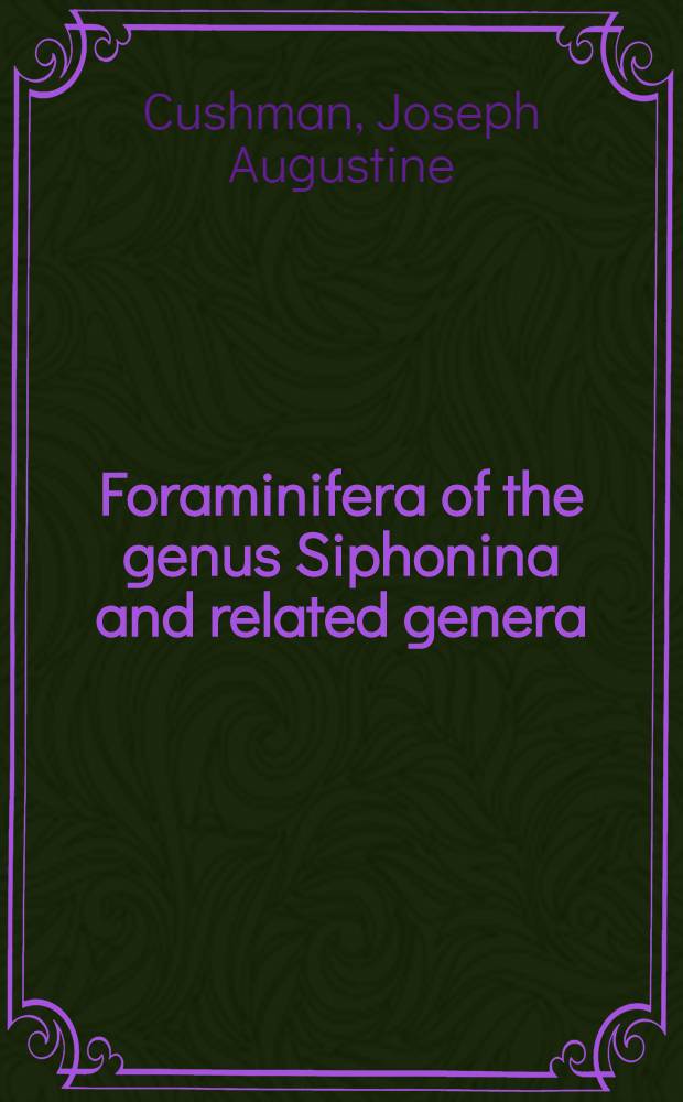 Foraminifera of the genus Siphonina and related genera