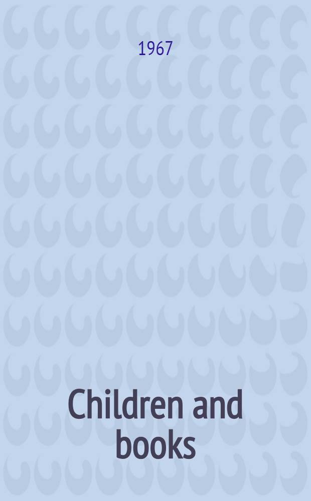 Children and books