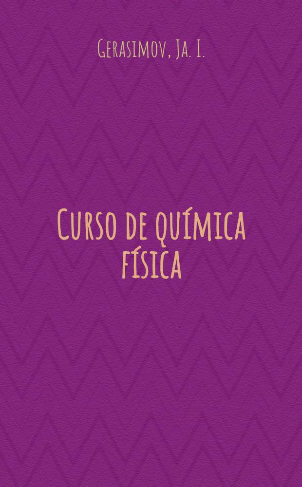 Curso de química física