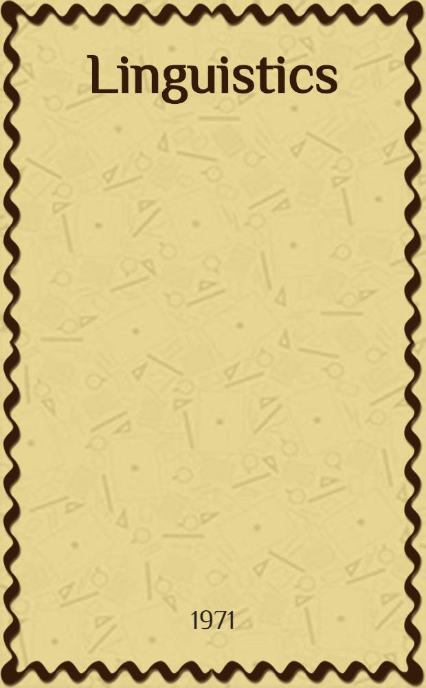 Linguistics