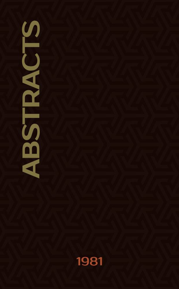 Abstracts