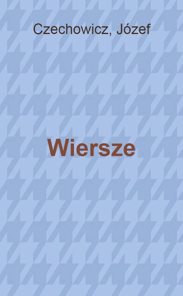 Wiersze