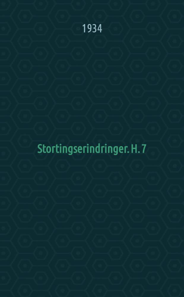 Stortingserindringer. H. 7