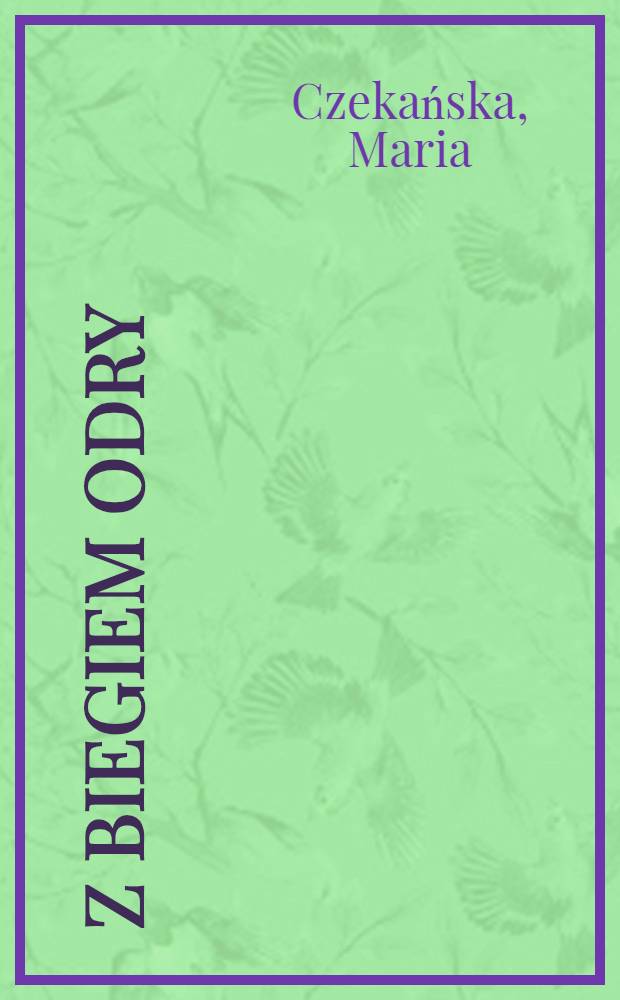 Z biegiem Odry