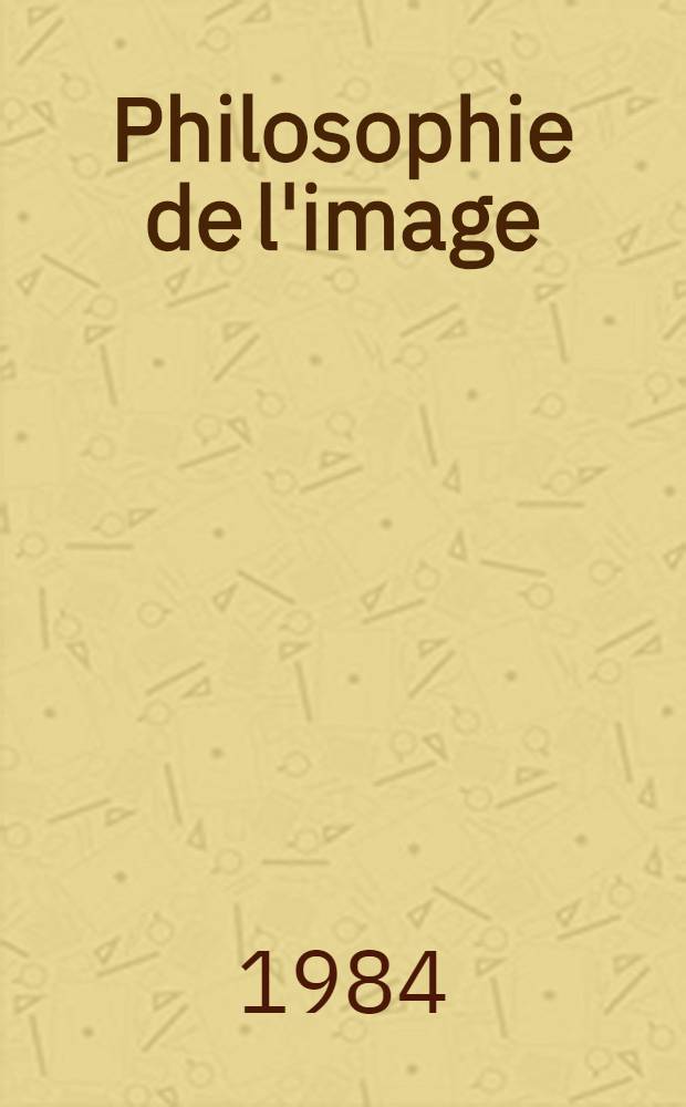 Philosophie de l'image