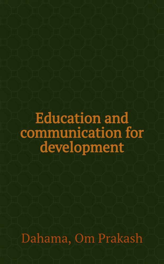Education and communication for development