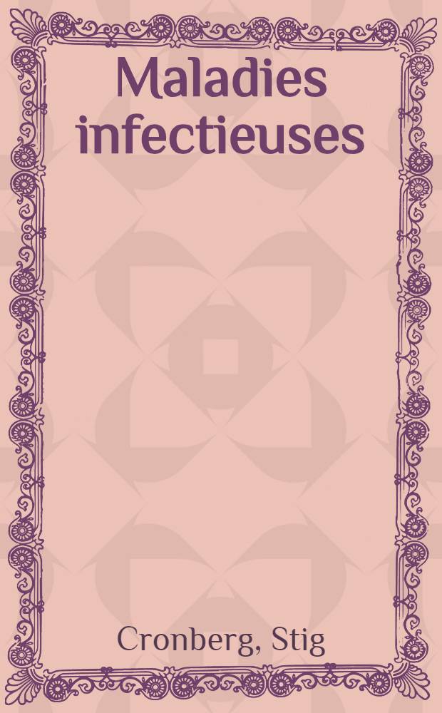 Maladies infectieuses