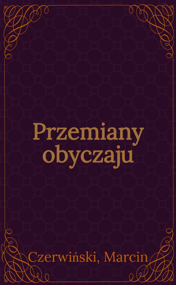 Przemiany obyczaju