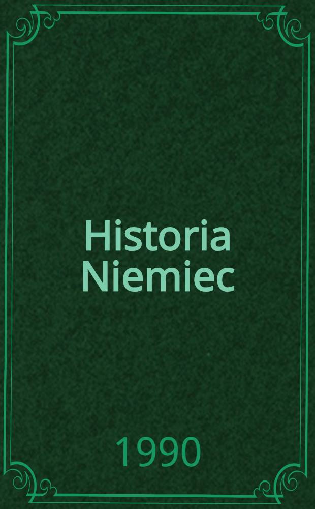 Historia Niemiec