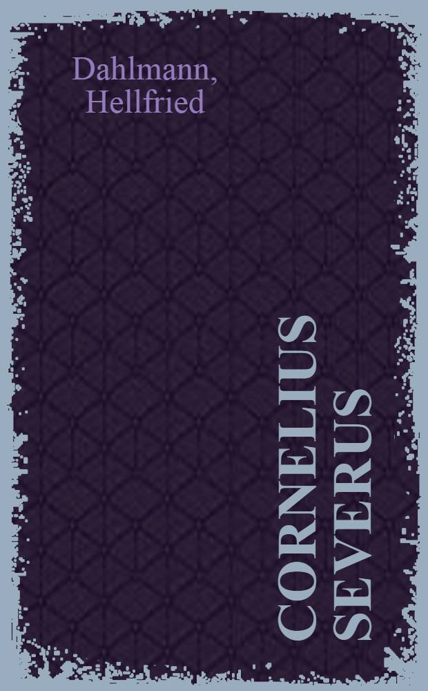 Cornelius Severus