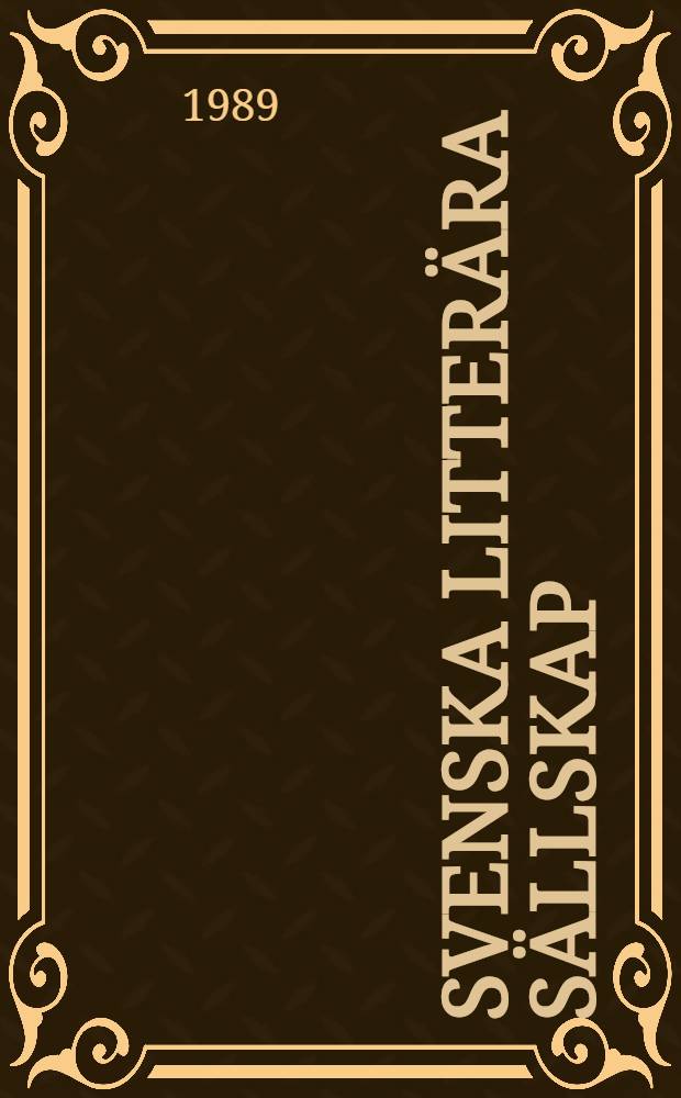 Svenska litter&auml;ra s&auml;llskap