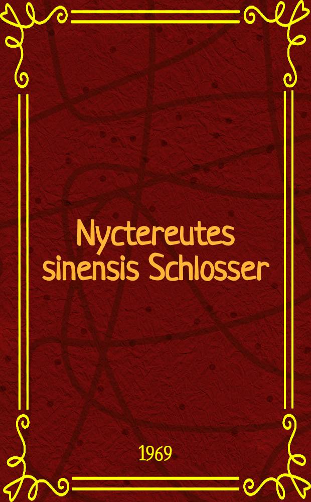 Nyctereutes sinensis Schlosser (Canidae, Mammalia) from the pilocene breccia in Węże (Poland)