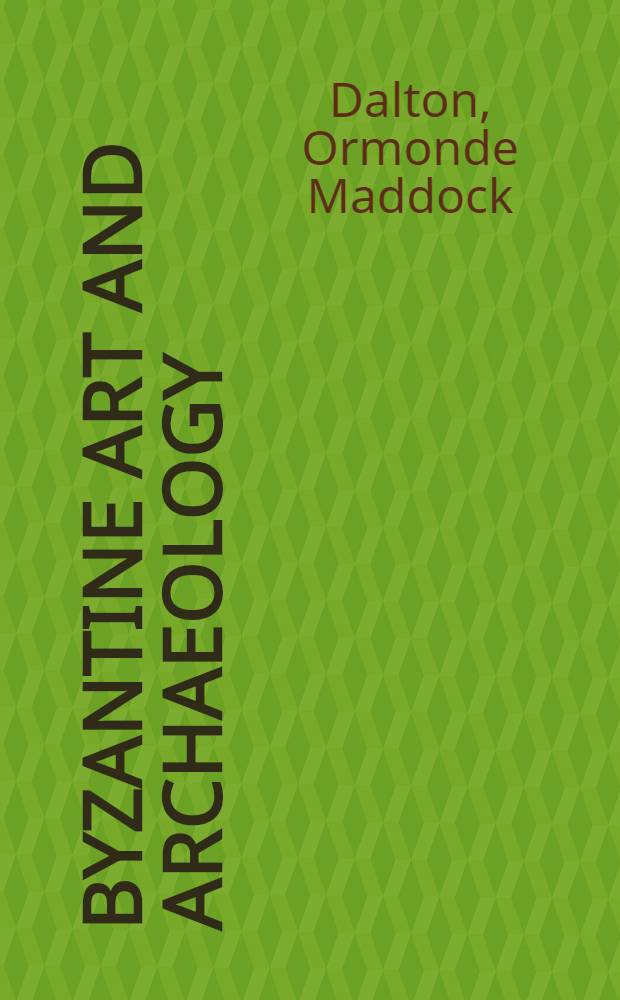 Byzantine art and archaeology