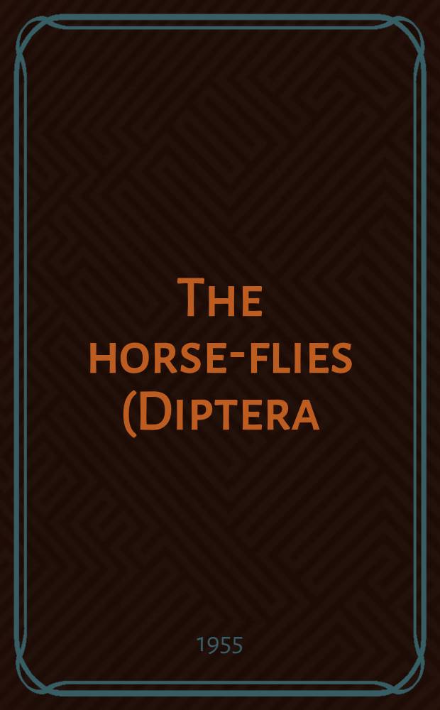 The horse-flies (Diptera: Tabanidae) of Nigeria and the British Cameroons