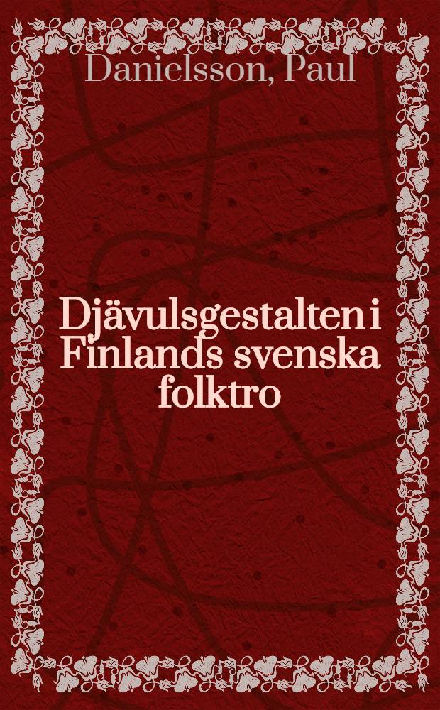 Djävulsgestalten i Finlands svenska folktro