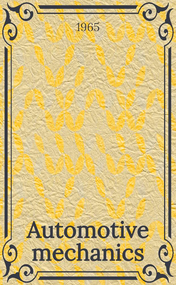 Automotive mechanics