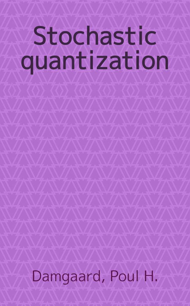 Stochastic quantization