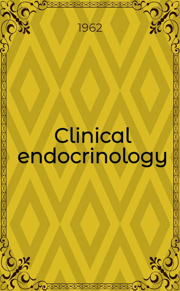 Clinical endocrinology