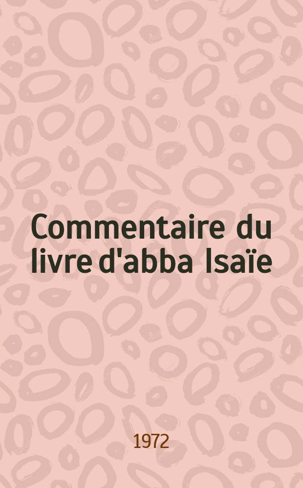 Commentaire du livre d'abba Isaïe (logoi I-XV). [2]