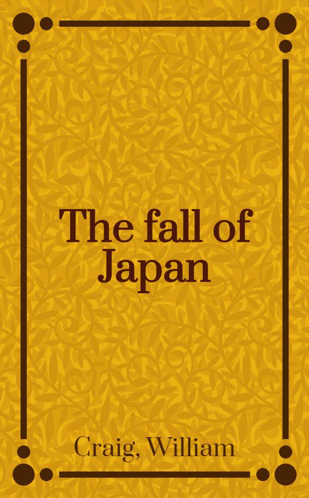 The fall of Japan