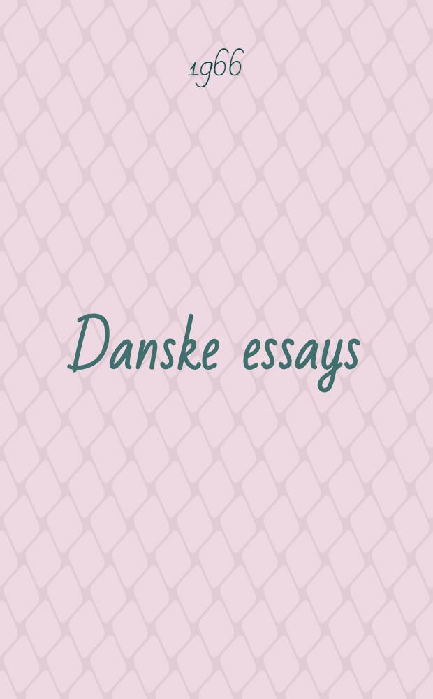 Danske essays