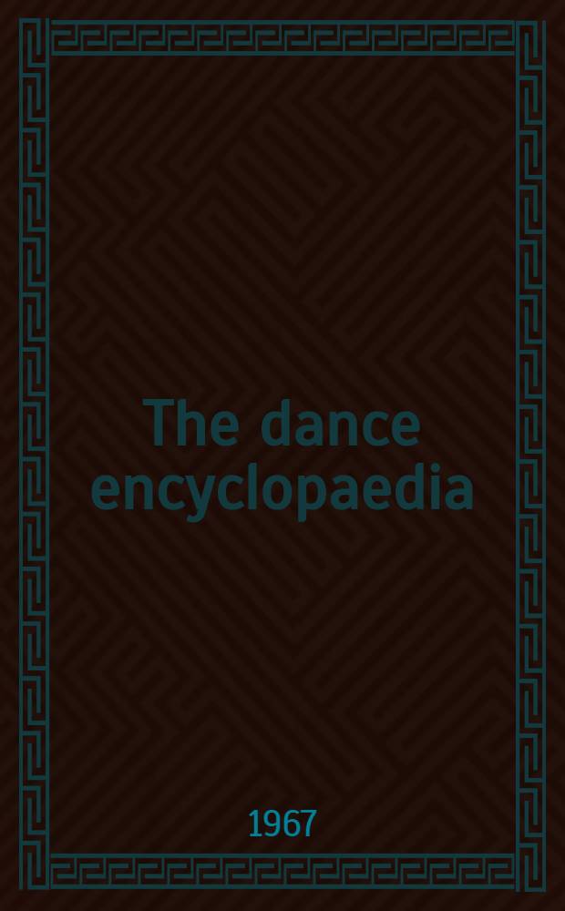 The dance encyclopaedia