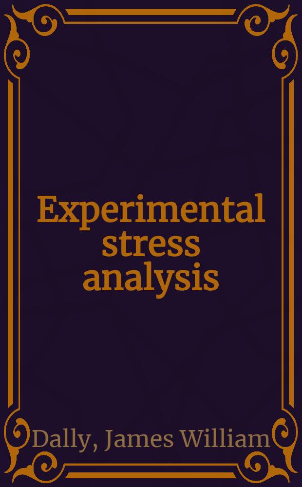 Experimental stress analysis