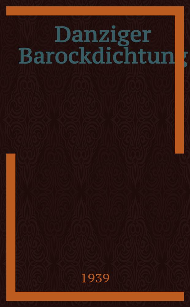 Danziger Barockdichtung