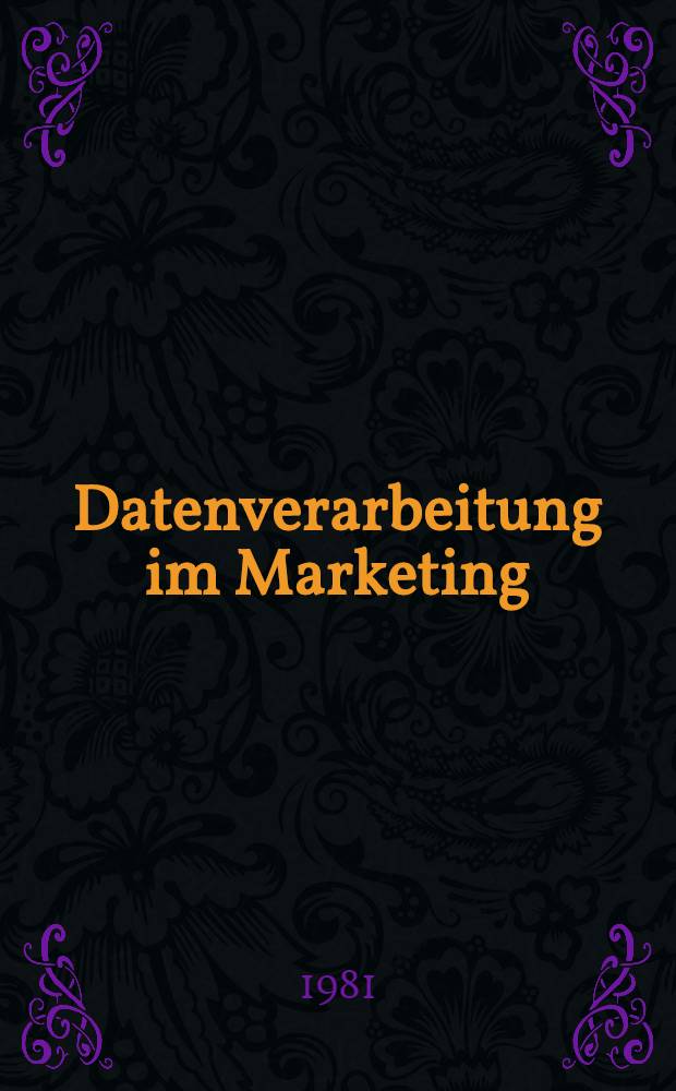 Datenverarbeitung im Marketing