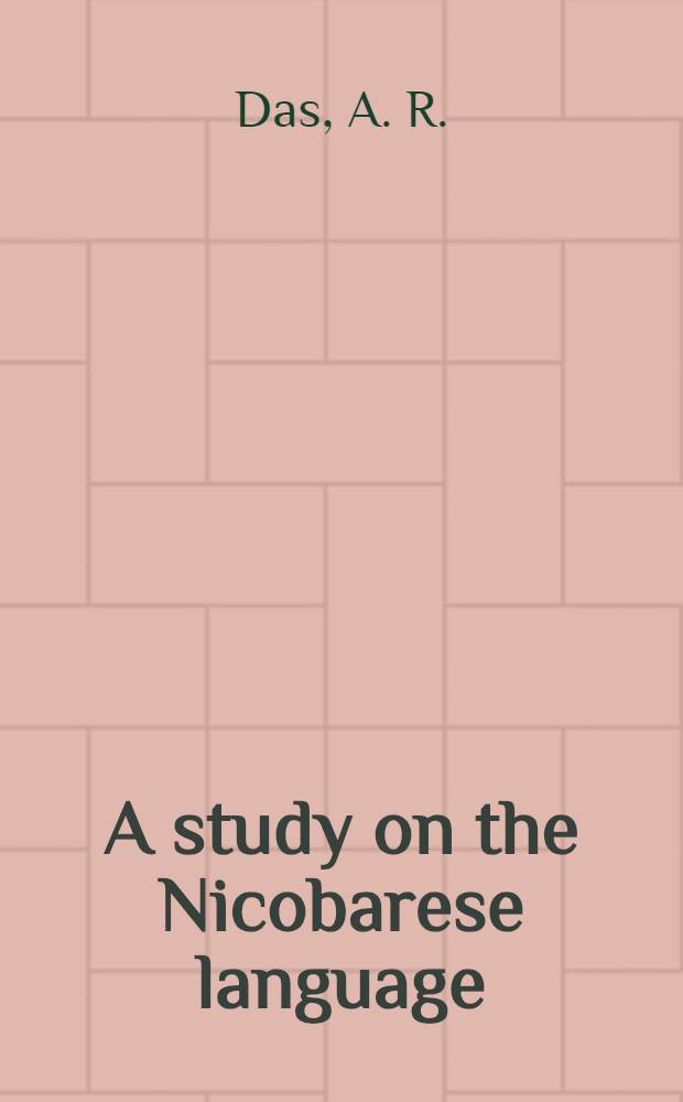 A study on the Nicobarese language