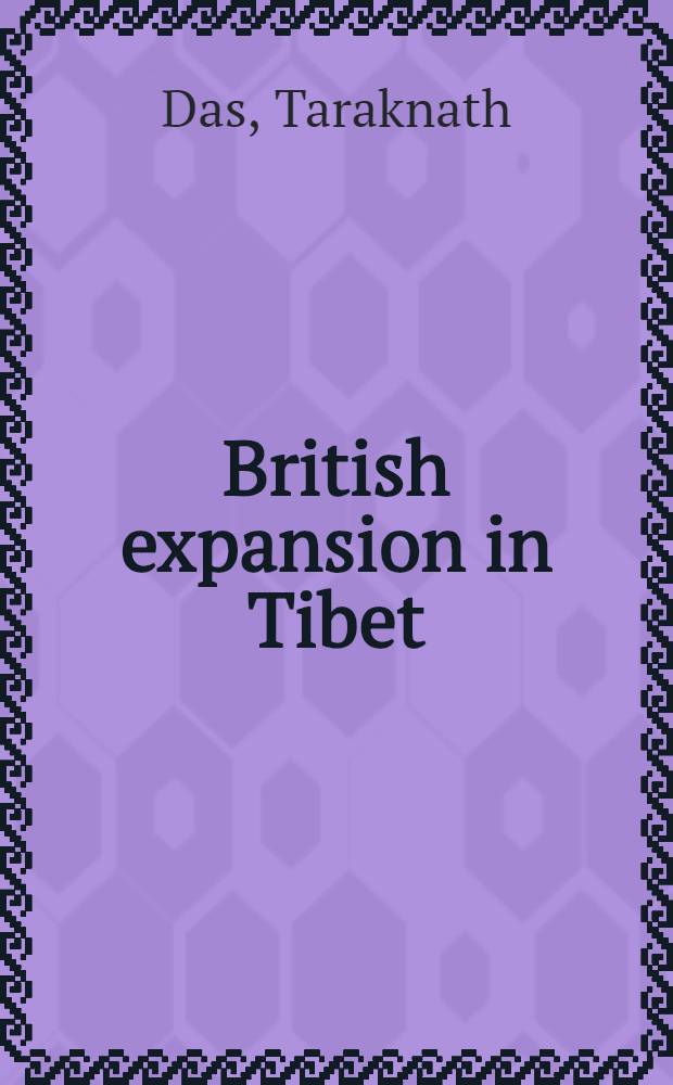British expansion in Tibet