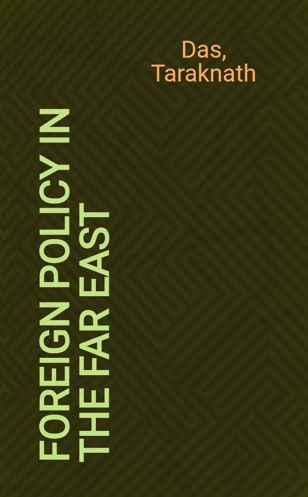 Foreign policy in the Far East
