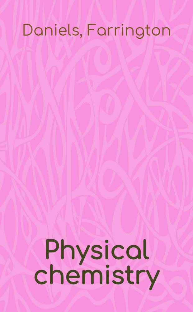 Physical chemistry