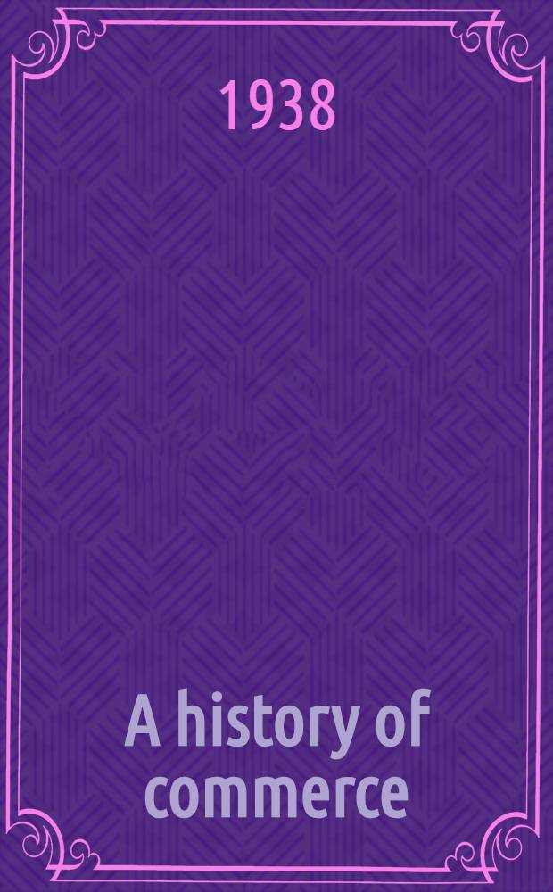 A history of commerce