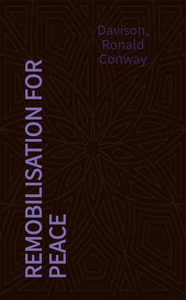 Remobilisation for peace