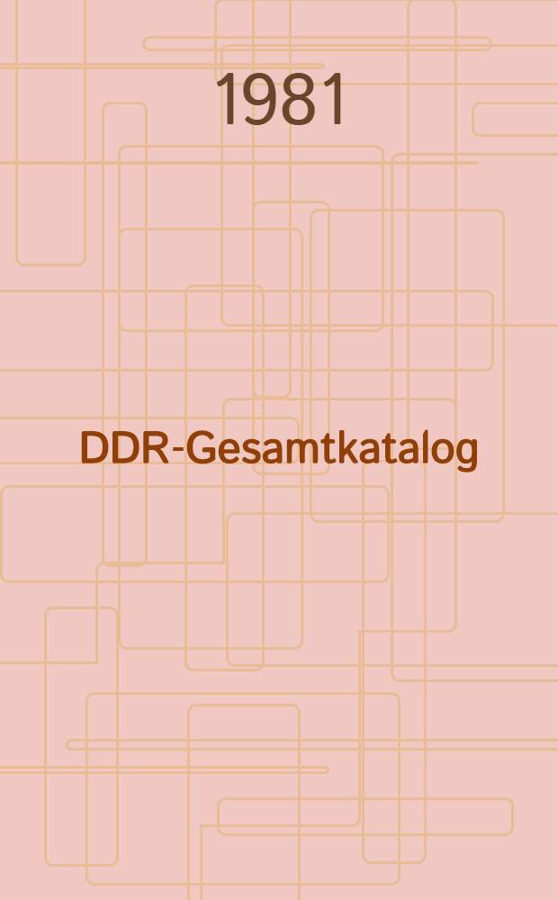 DDR-Gesamtkatalog
