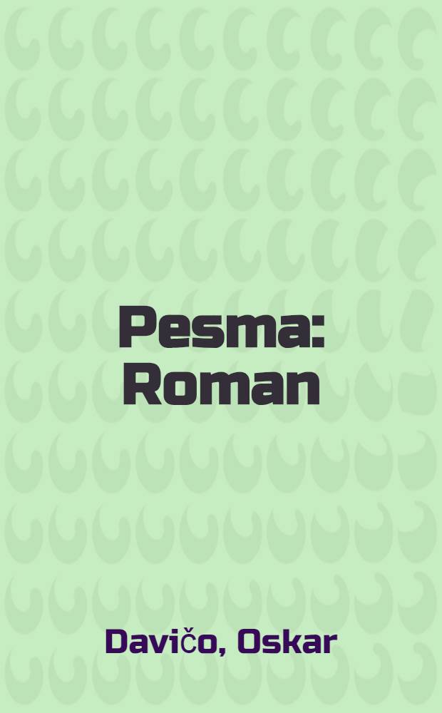 Pesma : Roman